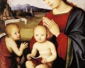 弗朗切斯科弗朗西亚 - Madonna and Child with the Infant St John the Baptist